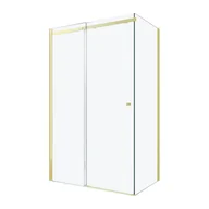 Kabiny prysznicowe - Mexen Omega kabina prysznicowa rozsuwana 120x70 cm, transparent, złoty - 825-120-070-50-00 - miniaturka - grafika 1
