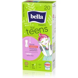 Bella Wkładki higieniczne For Teens Ultra Relax 20szt. - Wkładki higieniczne - miniaturka - grafika 1
