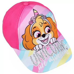 Czapki damskie - Psi Patrol Skye Dziewczęca czapka z daszkiem, różowa czapka 54 cm - grafika 1