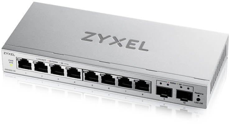 Zyxel GS1200-10v3 Zarządzany L2 Gigabit Ethernet 10/100/1000 Desktop Szary GS1200-10V3-EU0101F