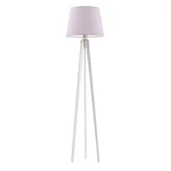 Lampy stojące - Lampa podłogowa LYSNE Curacao, 60 W, E27, jasnofioletowo-biała, 158x40 cm - miniaturka - grafika 1