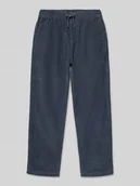 Spodnie i spodenki dla chłopców - Spodnie sztruksowe z elastycznym pasem model ‘LARRY’ - miniaturka - grafika 1