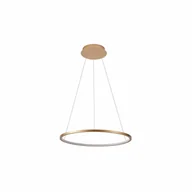 Lampy sufitowe - Stylowy żyrandol okrąg ⌀40 PND-56135B-040RPC-GD-3KS4K z serii VINOLA - miniaturka - grafika 1
