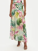 Spódnice - Guess Spódnica midi W5GD66 WH9Z2 Kolorowy Regular Fit - miniaturka - grafika 1