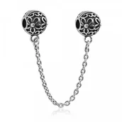 Charmsy - Murrano Charms KLIPS ŁAŃCUSZEK Srebrny DZWONKI FATUM ST-017 - miniaturka - grafika 1