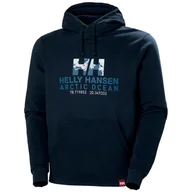 Bluzy męskie - Męska Bluza HELLY HANSEN ARCTIC OCEAN HOODIE 30361_597 – Granatowy - miniaturka - grafika 1