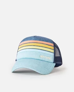 Czapki damskie - Rip Curl, Czapka sportowa damska Surf Revival Trucker, 030WHE-49, Niebieska - grafika 1