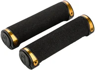 Akcesoria rowerowe - CRANKBROTHERS Chwyty Cobalt czarny-złoty - miniaturka - grafika 1