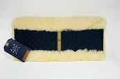 Akcesoria jeździeckie - HORZE Futerko naturalne HARLEIGH 35cm, na popręg ujeżdżeniowy - miniaturka - grafika 1