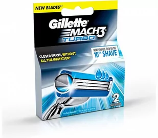 Gillette Mach 3 Turbo wkłady do maszynki 2 sztuki - Maszynki do golenia i wkłady - miniaturka - grafika 1