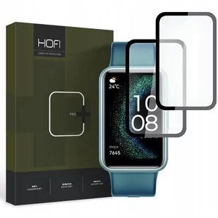 Szkło hybrydowe HOFI Hybrid Pro+ do Huawei Watch Fit SE Czarny (2 szt.) - Akcesoria do smartwatchy - miniaturka - grafika 1