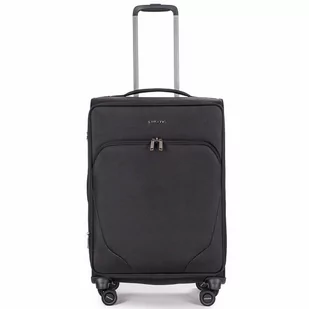 Stratic Mix wózek 4-kołowy 65 cm black - Walizki - miniaturka - grafika 1