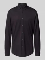 Koszule męskie - Koszula casualowa o kroju regular fit z kołnierzykiem polo - miniaturka - grafika 1