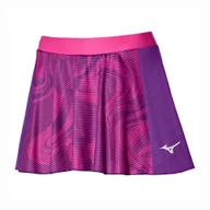 Spódnice - Spódnica damska Mizuno Charge Printed Flying Skirt Purple Magic S - miniaturka - grafika 1