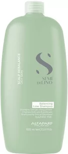 Alfaparf Semi Di Lino Scalp Rebalance Oil Skin Szampon oczyszczający nadmiar sebum do włosów i skóry głowy 1000ml 17037 - Szampony do włosów - miniaturka - grafika 1