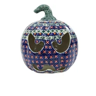 Dekoracje i nakrycia stołu na imprezę - Ceramiczna dynia duża Ceramika Bolesławiec - miniaturka - grafika 1