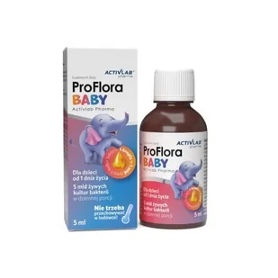 Suplement diety, ACTIVLAB PHARMA ProFlora Baby krople, 5ml - Witaminy i minerały - miniaturka - grafika 1