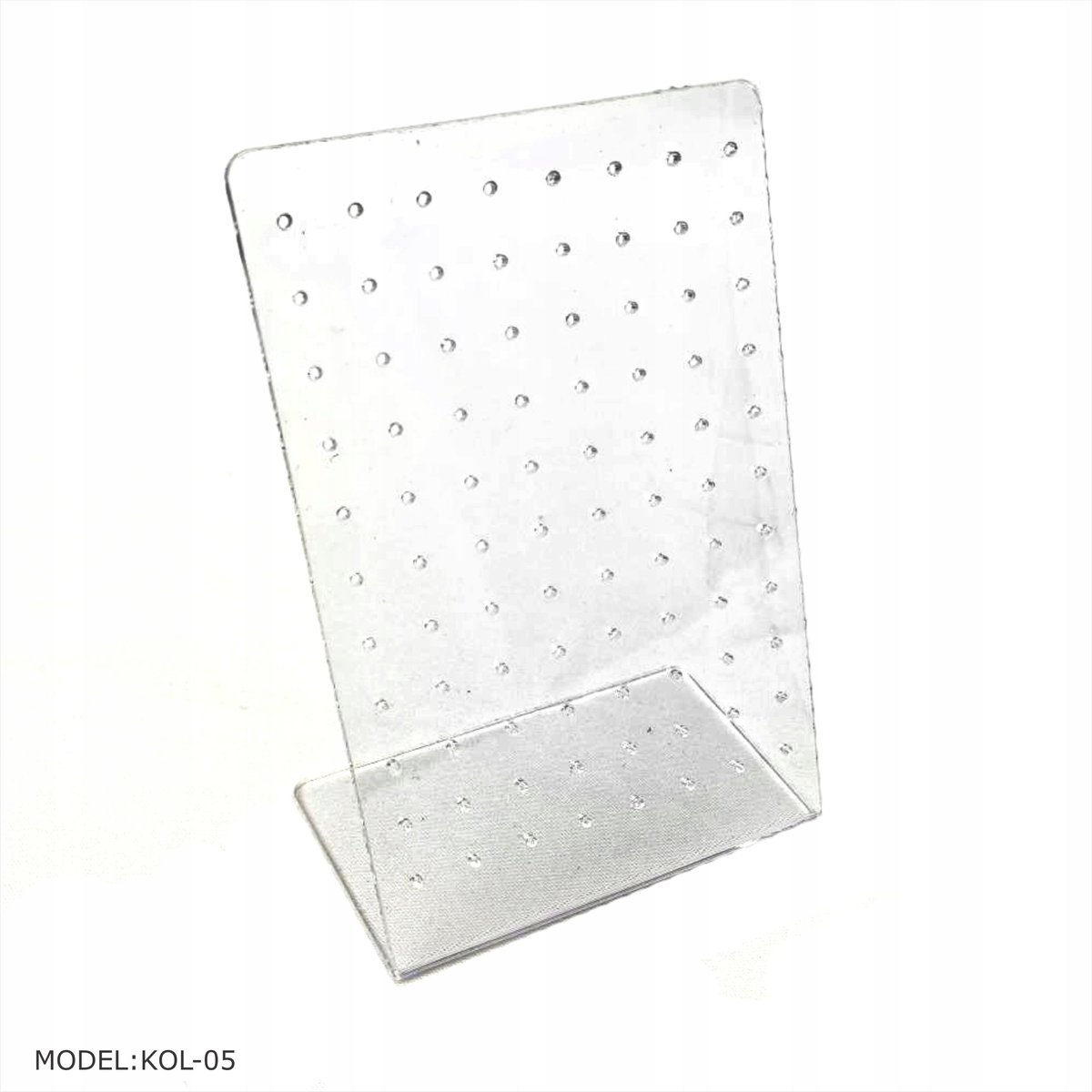 Stojak na kolczyki ekspozytor z plexi na biżuterię