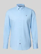 Koszule męskie - Koszula biznesowa o kroju regular fit z czystej bawełny - miniaturka - grafika 1