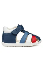 Buty dla chłopców - Geox Sandały B Sandal Macchia B254VA 08554 C4242 Granatowy - miniaturka - grafika 1