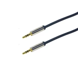 Logilink Kabel Kabel audio stereo CA10100 3,5 mm, M/M, 1m, niebieski - - Kable - miniaturka - grafika 2