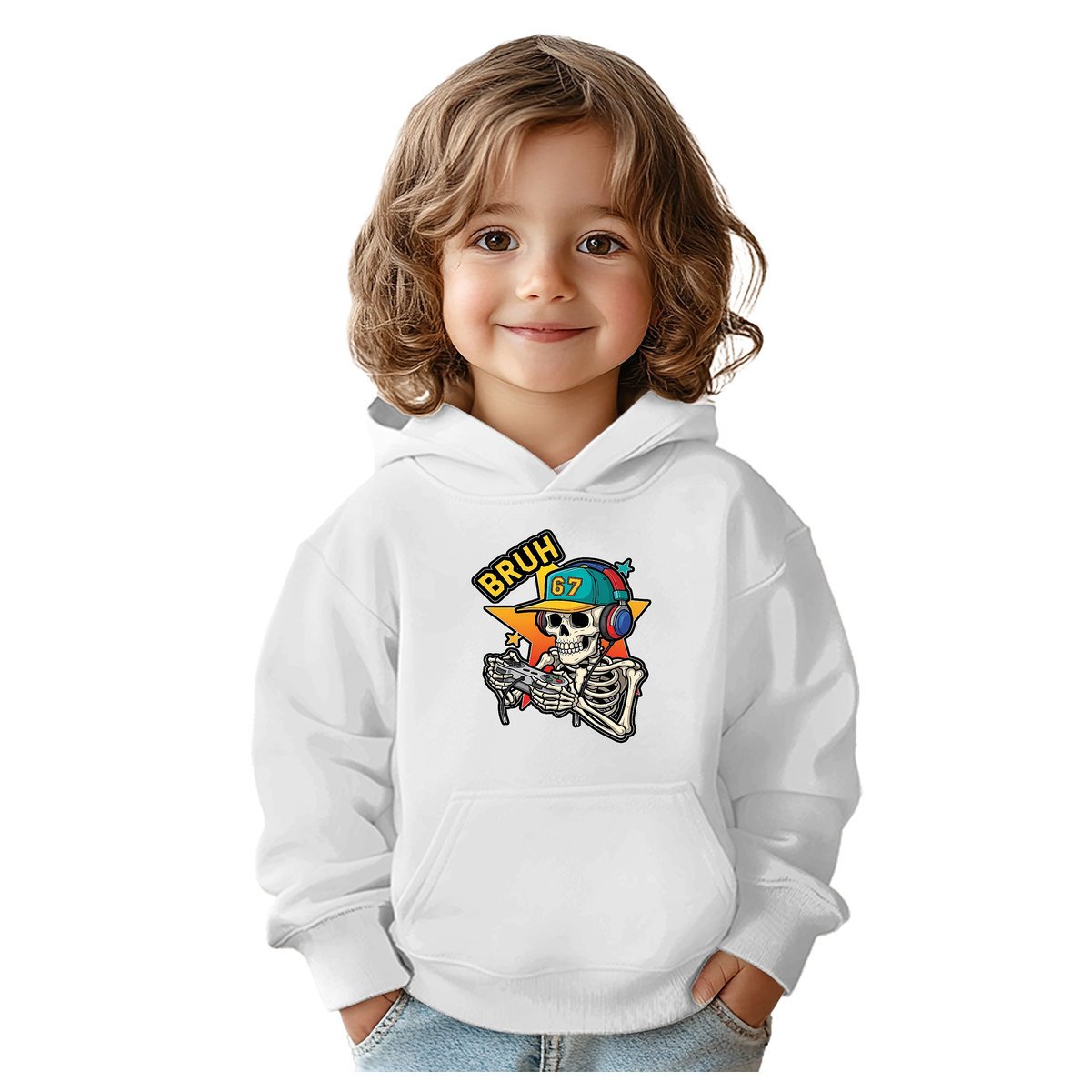 BLUZA DZIECIĘCA 67 SIX SEVEN VIRAL BRUH 104 CHŁOPIĘCA DZIEWCZĘCA