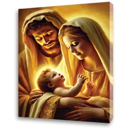 Obraz religijny na płótnie Święta Rodzina - Ikony i obrazy sakralne - miniaturka - grafika 1