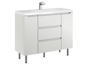 Szafki łazienkowe - Szafka Stojąca Z Umywalką ETH 100 cm D - Kaszmir Mat - miniaturka - grafika 1