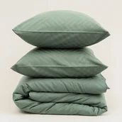 Pościel - Pościel z satyny żakardowej Pine Green 160x200 cm - miniaturka - grafika 1