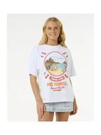 Koszulki męskie - Koszulka RIP CURL Cove Heritage Tee biały M - miniaturka - grafika 1