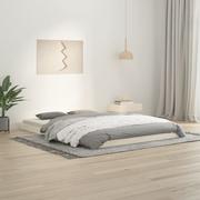 Łóżka - Lumarko Rama łóżka  biała  140x200 cm  lite drewno sosnowe - miniaturka - grafika 1