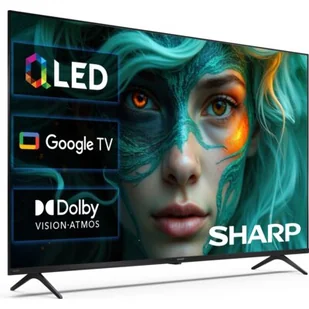 Telewizor SHARP 50HP5765E 50" QLED 4K Google TV - Telewizory - miniaturka - grafika 1