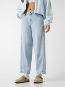 Spodnie damskie - Guess Jeans Jeansy 182179 Niebieski Relaxed Fit - miniaturka - grafika 1