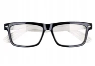 Okulary korekcyjne, oprawki, szkła - Okulary oprawki zerówki UV 400 Nerdy uniseks - miniaturka - grafika 1
