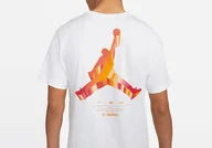 Koszulki męskie - Nike Air Jordan Jumpman 3D Crew Tee White - miniaturka - grafika 1