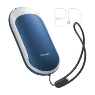 Powerbanki - Ogrzewacz do Rąk z Funkcją Powerbanku Ocoopa HotPal PD 5000 mAh USB-C Biało-Niebieski - miniaturka - grafika 1