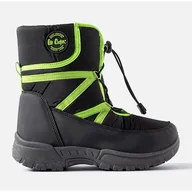 Buty dla dziewczynek - Czarne śniegowce Lee Cooper LCJ-22-44-1366K - miniaturka - grafika 1