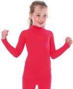 Bluzy dla dziewczynek - Brubeck Bluza Termoaktywna dziewczęca THERMO Junior malinowa LS13650 - miniaturka - grafika 1