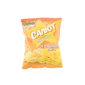 Chipsy - Paluszki kukurydziane o smaku sera "Salut Zlote Ziarno" 45g - miniaturka - grafika 1