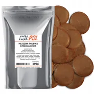Dodatki do ciast w proszku - POLEWA CZEKOLADOWA MLECZNA 500g Do rozpuszczania Krążki do deserów Kol-Pol - miniaturka - grafika 1