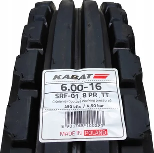 Kabat Opona Kabat Supra Rib 6.00/-16 - Opony przemysłowe - miniaturka - grafika 1