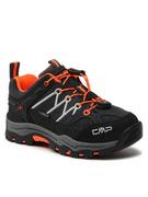 Buty dla chłopców - CMP Trekkingi Rigel Low Trekking Shoes Wp 3Q13244 Szary - miniaturka - grafika 1