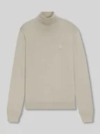 Swetry męskie - Golf o kroju regular fit z mieszanki bawełny i kaszmiru model ‘'AKIRO_S’ - miniaturka - grafika 1