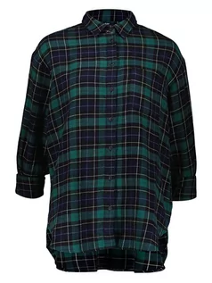 Bluzki damskie - GAP Koszula w kolorze granatowo-zielonym - grafika 1