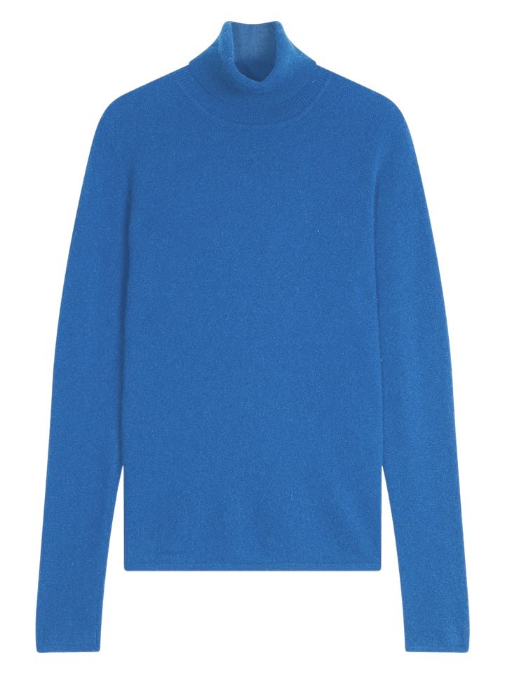 Perfect Cashmere Kaszmirowy golf w kolorze niebieskim