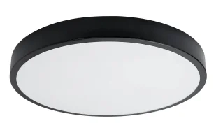Czarny duży plafon LED okrągły 60 cm - 6X A603 W3-L53 - Lampy sufitowe - miniaturka - grafika 1