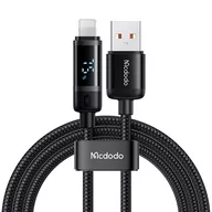 Kable USB - Kabel USB - Lightning MCDODO CA-5000 1.2m Czarny - miniaturka - grafika 1