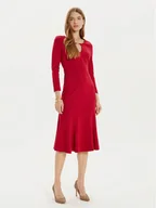 Sukienki - Rinascimento Sukienka koktajlowa CFC0121444003 Bordowy Regular Fit - miniaturka - grafika 1