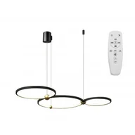 Lampy sufitowe - REA OSW-08889 LAMPA RING 3 LED + PILOT APP752-30-40-50 CZARNA - miniaturka - grafika 1