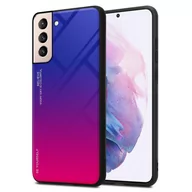Etui i futerały do telefonów - Pokrowiec Do Samsung Galaxy S21 PLUS Etui w FIOLETOWO - CZERWONY TPU Obudowa Case Cover Plecki Ochronny Cadorabo - miniaturka - grafika 1
